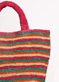 Carried Away Stripe Woven Tote - Seafolly - Splash Swimwear  - accessories, bags, new accessories, new arrivals, Seafolly, Sept23 - Splash Swimwear 