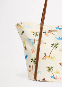 Isla Palm Tote Bag