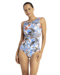 Africa Mesh High Neck Mastectomy One Piece - Jantzen - Splash Swimwear  - jantzen, mastectomy, Oct23, One Pieces, Womens, womens swim - Splash Swimwear 