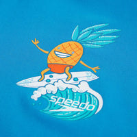 Toddler Boys Short Sleeve Printed Rash Top Set - Speedo - Splash Swimwear  - boys, Boys 8 - 16, kids, Oct23, rashie, rashies & sunsuits, speedo kids - Splash Swimwear 