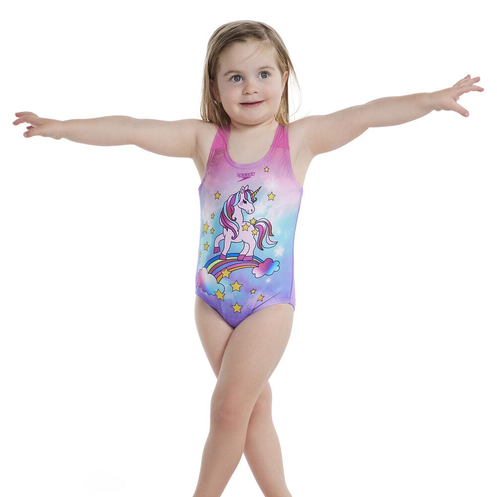 Toddler Girls Digital Printed One Piece - Speedo - Splash Swimwear  - Dec 23, girls, girls 00-7, Girls swimwear, kids, Kids Swimwear, speedo, Womens - Splash Swimwear 