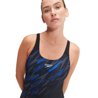 Womens Hyperboom Placement Muscleback - Speedo - Splash Swimwear  - chlorine  resist, Dec 23, new arrivals, new swim, One Pieces, speedo, women swimwear - Splash Swimwear 
