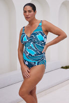 Artesands Shelloise Delacroix Cross Over One Piece - Teal