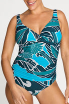 Artesands Shelloise Delacroix Cross Over One Piece - Teal