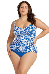 Sistine Botticelli High Waisted Pant - Azure Blue - Artesands - Splash Swimwear  - artesands, Bikini Bottom, June23, new arrivals, new swim, plus size, women swimwear - Splash Swimwear 