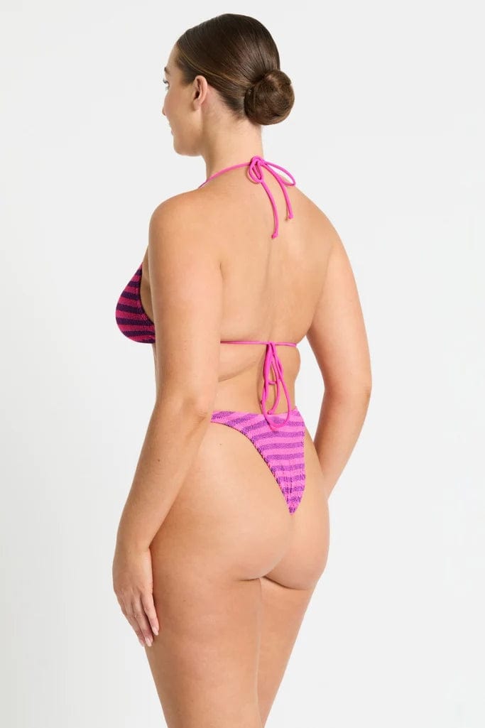 Serenity Brief - Cerise Stripe - Bond Eye - Splash Swimwear  - bikini bottoms, bound, Nov 23, Womens, womens swim - Splash Swimwear 