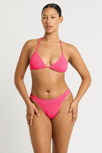 Luana Triangle - Neon Azalea - Bond Eye - Splash Swimwear  - Bikini Tops, bond eye, Jan24, Womens, womens swim - Splash Swimwear 