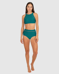 Rococcco High Neck Bra - Jungle - Baku - Splash Swimwear  - Aug23, Baku, Bikini Tops, Womens, womens swim - Splash Swimwear 