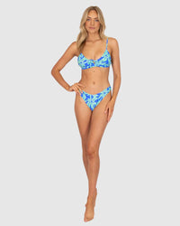 Hot Tropics Bralette Bikini Bra Top - Adriatic Blue - Baku - Splash Swimwear  - Bikini Tops, Nov 23, Womens, womens swim - Splash Swimwear 