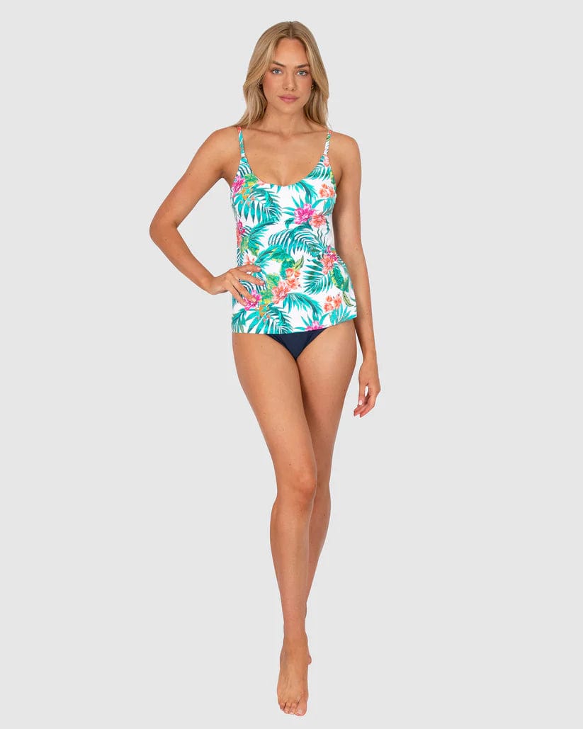Bermuda Multi Singlet Top - Baku - Splash Swimwear  - Baku, June23, new arrivals, new swim, Tankini, Tankini Top, tankini tops, women swimwear - Splash Swimwear 