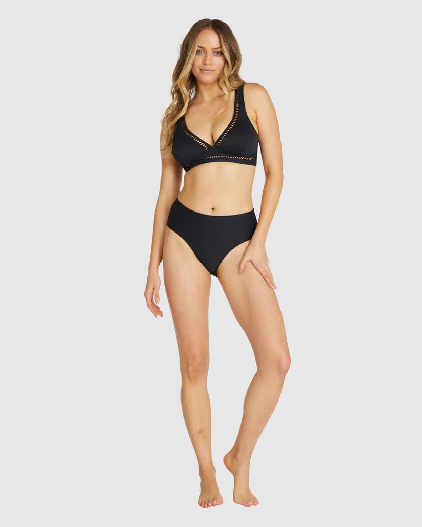 Rococco D/DD Longline Bra - Nero - Baku - Splash Swimwear  - Aug23, Baku, baku plus sized, Bikini Tops, d-g, plus size, Womens, womens swim - Splash Swimwear 