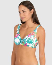 Bermuda D-E Underwire Bra - White - Baku - Splash Swimwear  - Baku, baku plus sized, Bikini Tops, d-g, June23, plus size, Womens, womens swim - Splash Swimwear 