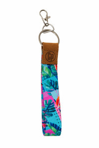 Womens Wallet w/ Key Tag - Tropical Flowers - Collectapic - Splash Swimwear  - Collectapic, Mar24, womens wallet - Splash Swimwear 