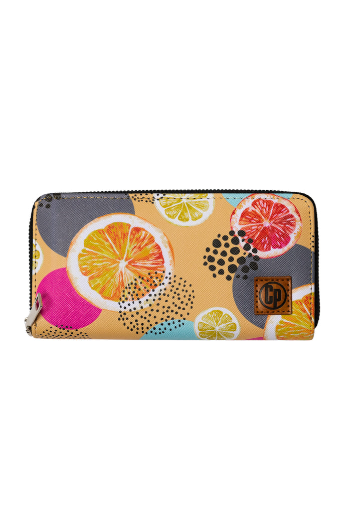 Womens Wallet w/ Key Tag - Citrus - Collectapic - Splash Swimwear  - Collectapic, Mar24, womens wallet - Splash Swimwear 