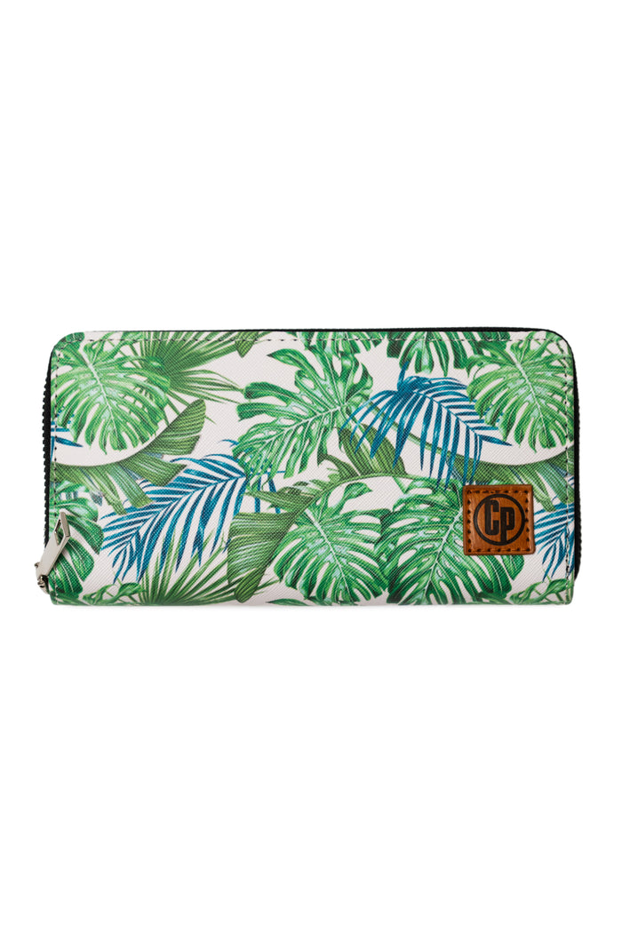 Womens Wallet w/ Key Tag - Palm Leaves - Collectapic - Splash Swimwear  - Collectapic, Mar24, womens wallet - Splash Swimwear 