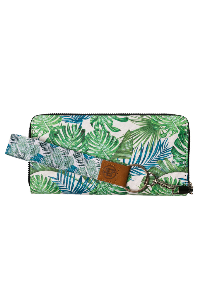 Womens Wallet w/ Key Tag - Palm Leaves - Collectapic - Splash Swimwear  - Collectapic, Mar24, womens wallet - Splash Swimwear 