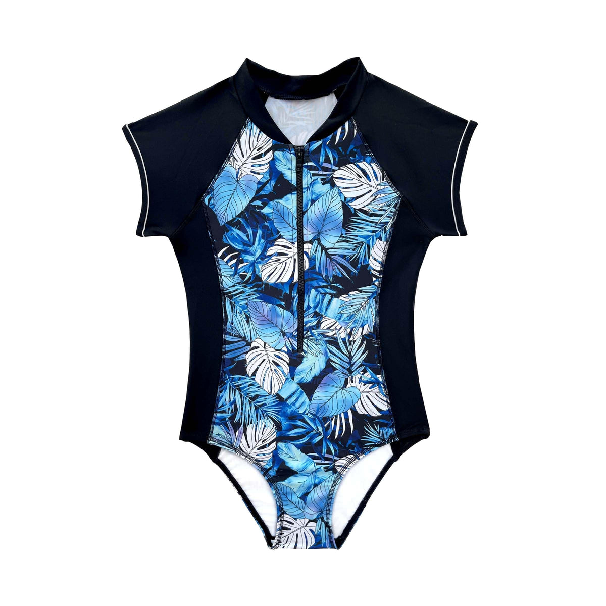 Girls Coral Coast Surfsuit - Coral Blue - Salty Ink - Splash Swimwear  - girls 8-16, Girls swimwear, Jul23, new arrivals, new kids, new swim, salty ink - Splash Swimwear 