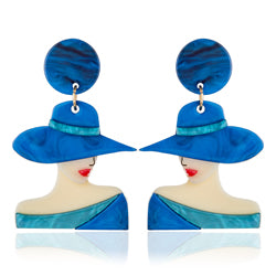 Sia Women Earrings - Blue Scarab - Splash Swimwear  - accessories, blue scarab, earrings, jewellery, Jun24, Womens - Splash Swimwear 