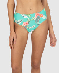 Jamaica Mid Pant - Emerald - Baku - Splash Swimwear  - Baku, bikini bottoms, June23, women swimwear - Splash Swimwear 