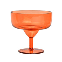 The Rue Margarita Glass - Set Of 4 - Orange