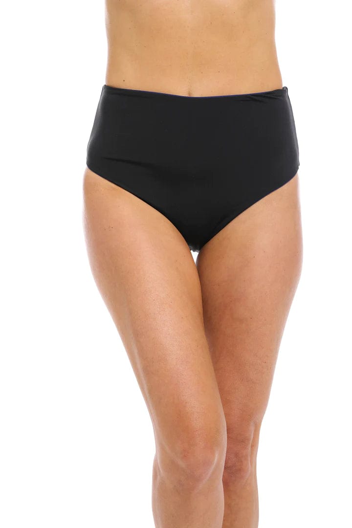Black and Navy Reversible Bottom - TOGS - Splash Swimwear  - bikini bottoms, Oct23, togs, Womens - Splash Swimwear 