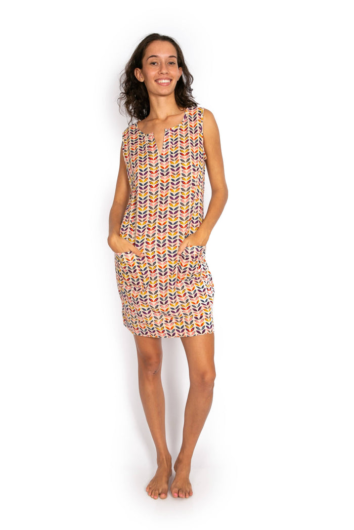 Hai Dress - Retro Butterfly - OM Designs - Splash Swimwear  - dresses, May23, OM Designs, women clothing - Splash Swimwear 