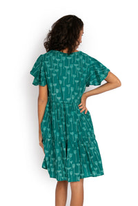 Ava Dress - Jade Tulips* - OM Designs - Splash Swimwear  - Dresses, May23, OM Designs, Womens, womens clothing - Splash Swimwear 