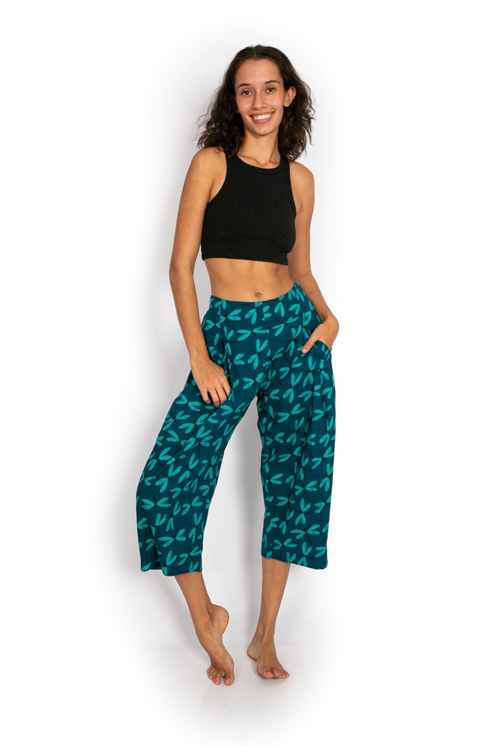 Hendrix Pants - Dragonfly Blue - OM Designs - Splash Swimwear  - May23, new arrivals, new clothing, new womens, OM Designs, Pants, women clothing - Splash Swimwear 