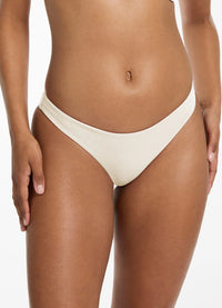 Isla Rib Hipster Pant - Cream - Jets - Splash Swimwear  - Apr24, bikini bottoms, Jets, Womens, womens swim - Splash Swimwear 