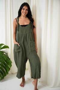 Jovie Baggy Linen Jumpsuit