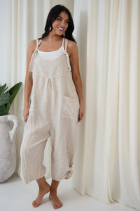 Jovie Baggy Linen Jumpsuit