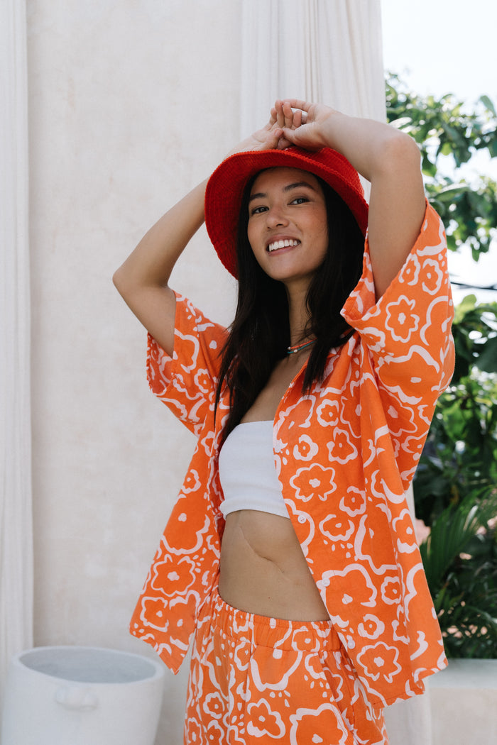 Dutchess Plum Eva Oversized Shirt - Bali Boatshed - Splash Swimwear  - bali boatshed, Dec23, tops - Splash Swimwear 