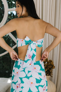 Dahana Flower Valentino Maxi Dress - Bali Boatshed - Splash Swimwear  - bali boatshed, Dec23, dress - Splash Swimwear 