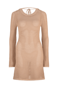 Lotus Adelina Mini Dress - Latte - Tigerlily - Splash Swimwear  - dress, new arrivals, new clothing, Oct23, Tigerlily, women clothing - Splash Swimwear 