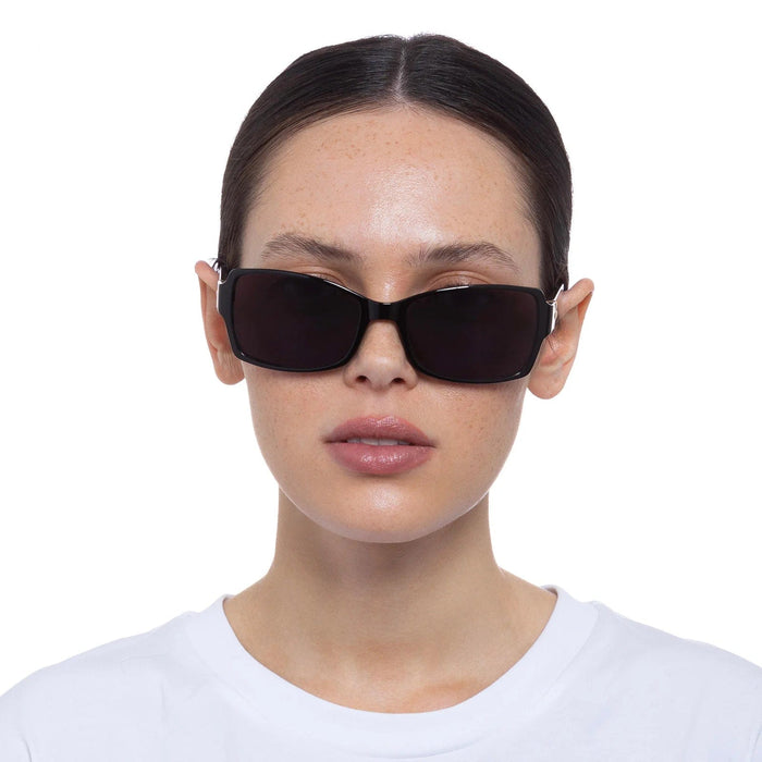 Trance Sunglasses - Black - Le Specs - Splash Swimwear  - accessories, Feb24, new sunglasses, sunglasses, Womens - Splash Swimwear 