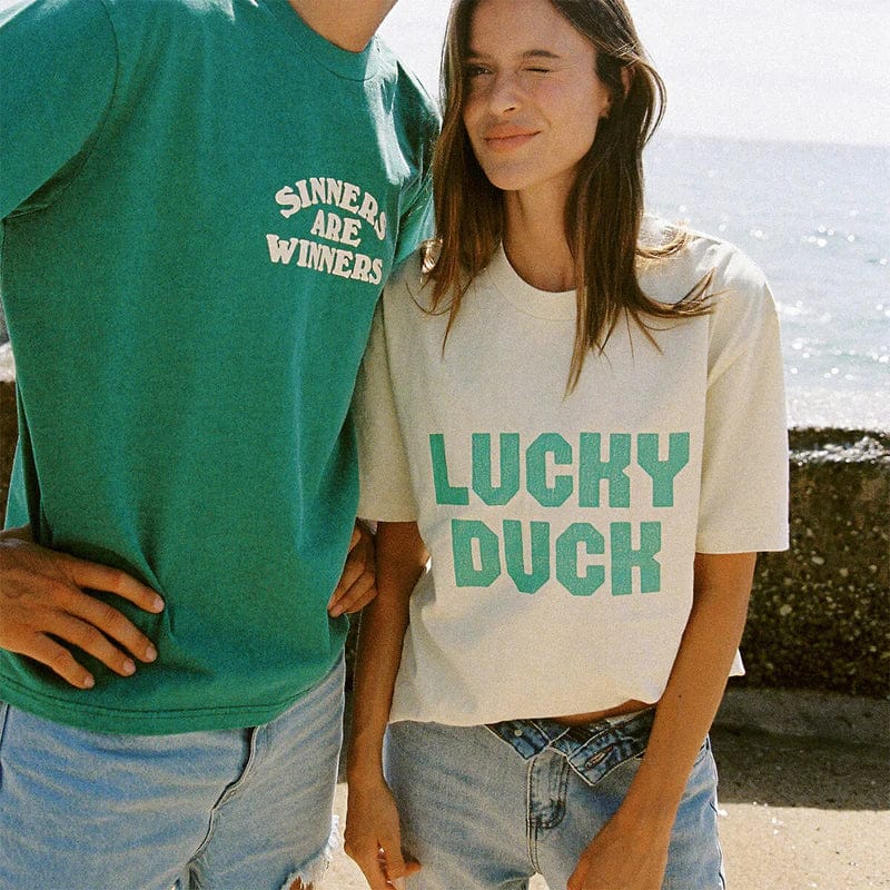Lucky Duck Leisure Tee - Skwosh - Splash Swimwear  - May23, mens, mens clothing, Mens Skwosh, mens tees, new arrivals, new clothing, skwosh, tees - Splash Swimwear 