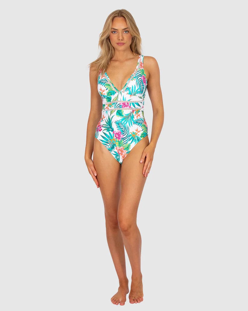 Bermuda Longline One Piece - Baku - Splash Swimwear  - Baku, June23, One Pieces, Womens, womens swim - Splash Swimwear 
