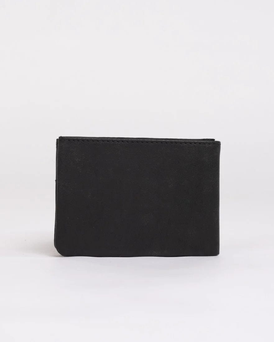 Now Or Never Leather Wallet - Black - Rusty - Splash Swimwear  - May23, new accessories, new arrivals, new mens, Rusty, Wallet - Splash Swimwear 