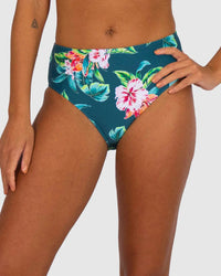 Guam Mid Pant - Jungle - Baku - Splash Swimwear  - Bikini Bottom, bikini bottoms, Dec 23, new arrivals, new swim, new women, Swimwear, women swimwear - Splash Swimwear 