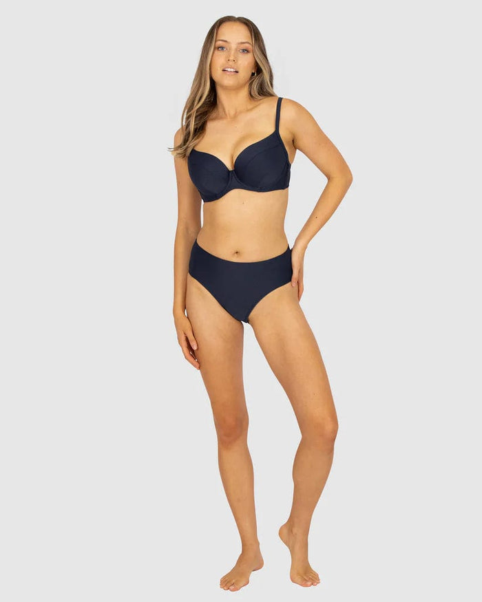 Rococco Mid Bikini Pant - Nero - Baku - Splash Swimwear  - Baku, Bikini Bottom, Jul23, women swimwear - Splash Swimwear 