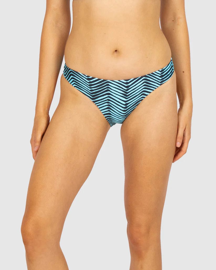 Tidal Wave Regular - Black/ Tan - Baku - Splash Swimwear  - Baku, bikini bottoms, Oct23, Womens, womens swim - Splash Swimwear 