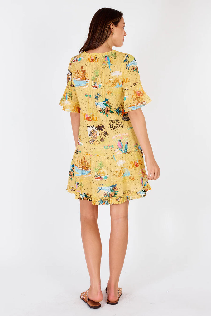 Ohana Mini Dress - Yellow