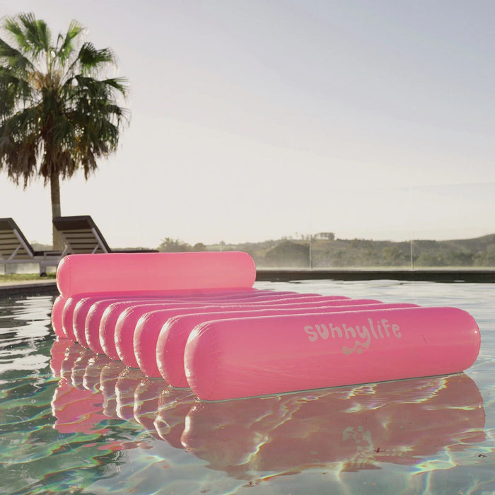 Tube Lilo - Neon Pink - Sunnylife - Splash Swimwear  - gifting, kids swim accessories, new accessories, new arrivals, Oct23, sunny life, swim accessories - Splash Swimwear 