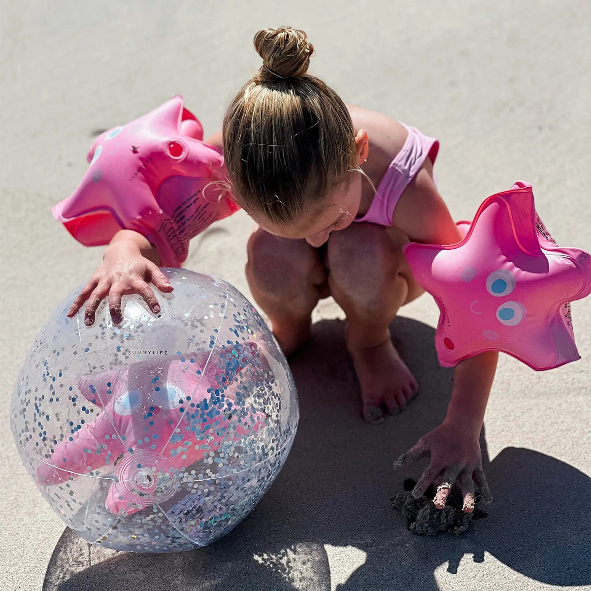 3D Inflatable Beach Ball - Ocean Treasure - Sunnylife - Splash Swimwear  - gifting, kids accessories, kids swim accessories, Oct23, sunny life, swim accessories - Splash Swimwear 