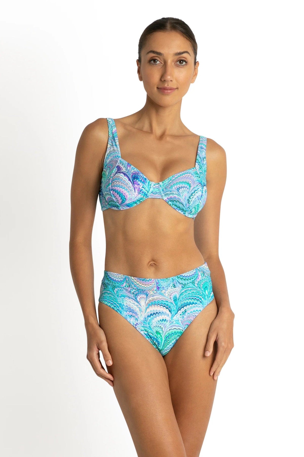 Mystic Panelled D/DD Bra - Sunseeker - Splash Swimwear  - Bikini Tops, d-dd, Sept23, sunseeker, Womens, womens swim - Splash Swimwear 