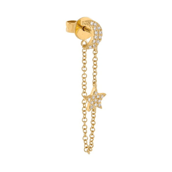 Star Chain Earrings - Gold - Jewel Citizen - Splash Swimwear  - earrings, Jewel Citizen, jewellery, May23, new accessories - Splash Swimwear 