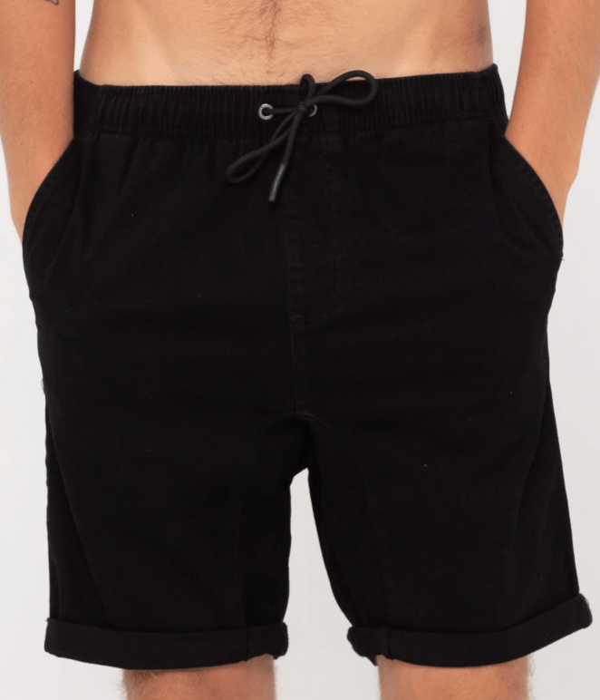 Hooked On 18 Elastic Short - Rusty - Splash Swimwear  - Jul23, mens clothing, mens shorts, Rusty - Splash Swimwear 