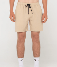 Overtone Linen Elastic Short - Rusty - Splash Swimwear  - Jul23, mens clothing, mens shorts, new arrivals, new mens, Rusty - Splash Swimwear 