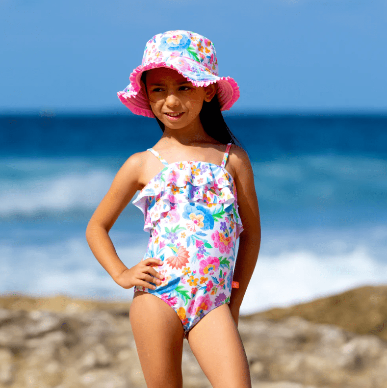 Miss Leilani One pIece - Salty Ink - Splash Swimwear  - B1G1, girls 00-7, kids, Kids Swimwear, One Pieces, Sept23, swim kids - Splash Swimwear 