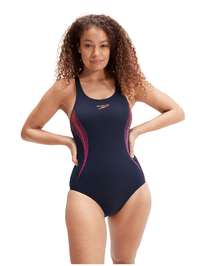 Womens Placement Muscleback - Speedo - Splash Swimwear  - one piece, One Pieces, Sept23, speedo, women swimwear - Splash Swimwear 